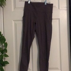 Grey/purple leggings